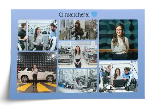 Collage d’addio per colleghi con testo