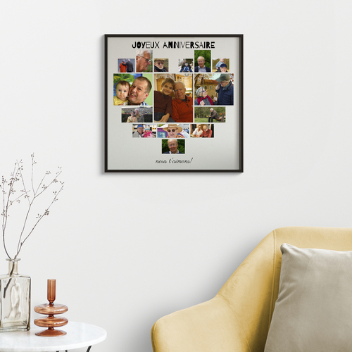 Créez un collage photo cœur personnalisé pour un souvenir unique