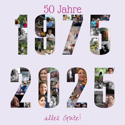 Jahreszahlen-Fotocollage – Gestalte 1975–2025 mit deinen Fotos, für Geburtstag & Jubiläum