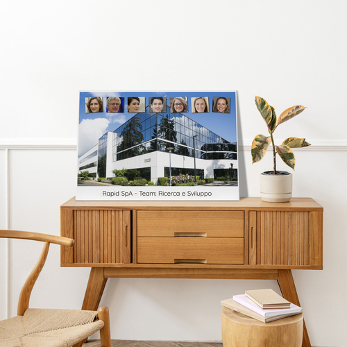 Crea la tua Collage Team su Alu-Dibond - Personalizza ora!