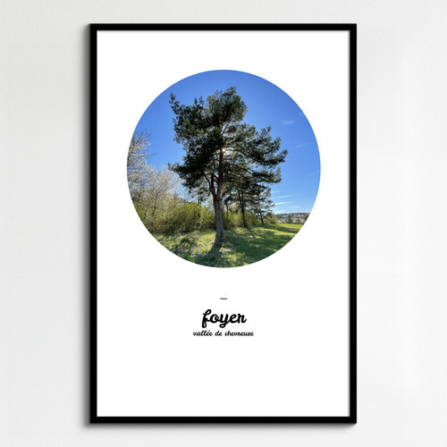 Affiche Portrait avec Photo et Texte Personnalisable - Créez Votre Souvenir Unique