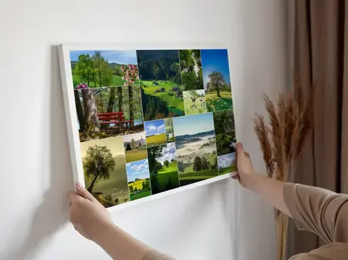 Landschaftscollage: Jahreszeiten-Naturimpressionen