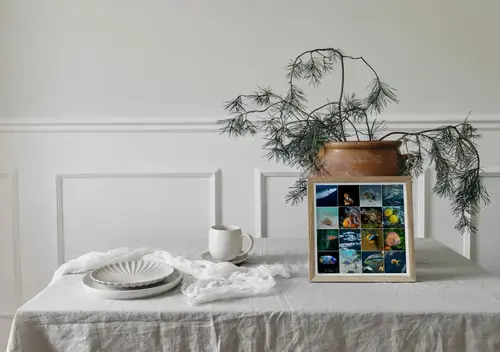 Unterwasserwelt Tierfotografie Collage Druck