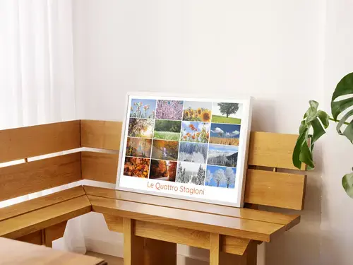 Collage di Stagioni: Natura e Paesaggi