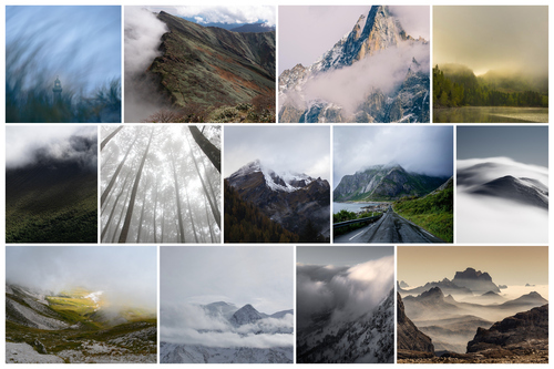 Fotocollage Wetter & Natur: Erstelle deine Nebel- und Gewittermotive im Premium-Druck