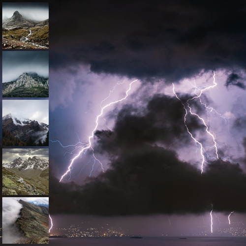 Fotocollage Wetter & Natur: Erstelle deine Nebel- und Gewittermotive im Premium-Druck