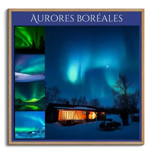 Phénomènes naturels en collage premium