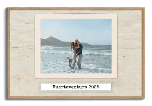 Collage fotografica città in stile Polaroid