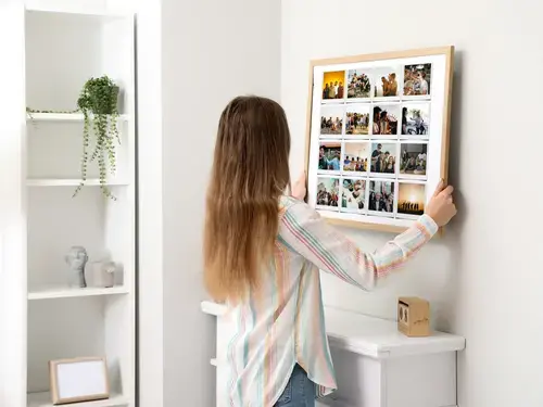 Polaroid-Freundschaftscollage mit Textmöglichkeiten