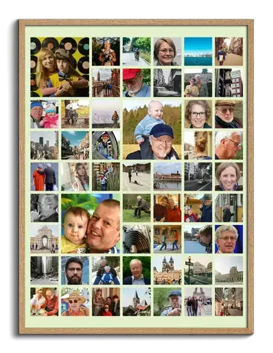 Créez votre poster familial personnalisé avec photos et textes uniques