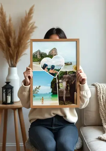 Collage scrapbook clean viaggio