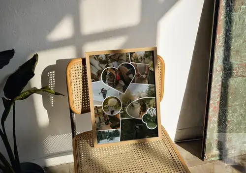 Collage scrapbook clean viaggio