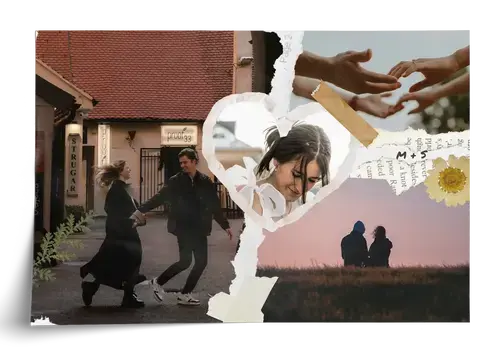 Collage scrapbook momenti preferiti