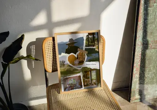 Collage scrapbook momenti preferiti