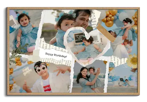 Collage scrapbook momenti preferiti