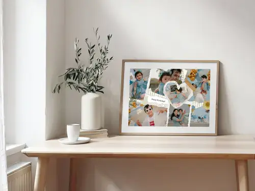 Collage scrapbook momenti preferiti