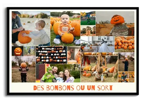 Collages Halloween: Famille, Enfants et Décoration