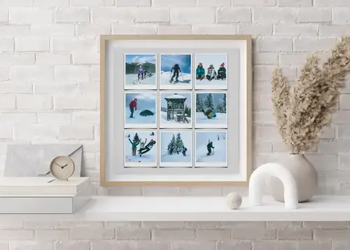 Wintercollage: Landschafts- & Familienmotive