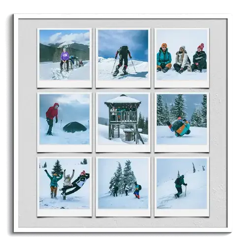 Wintercollage: Landschafts- & Familienmotive