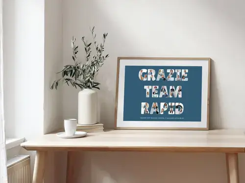 Collage Personalizzata "Grazie Team Rapid"