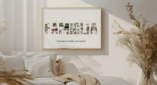 Collage Foto Familiare Personalizzata