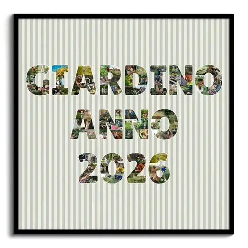 "Gartenmomenti: Collage Anno Verde Personalizzabile"