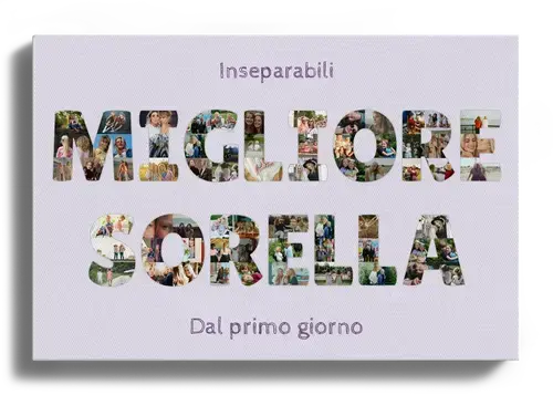 Collage foto Migliore sorella