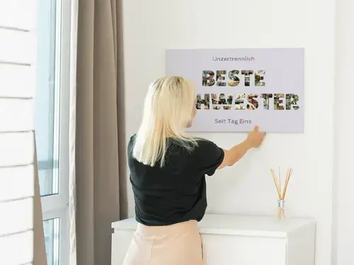 Fotocollage Beste Schwester mit Fotos