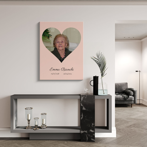 Collage Ricordo Cuore in Stampa di Alta Qualità per Te