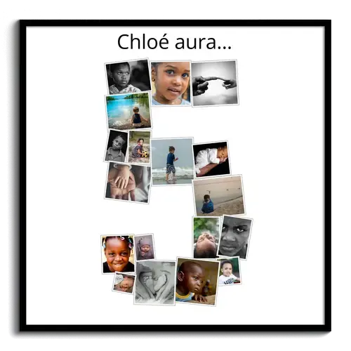 Créez un collage photo chiffré pour célébrer les moments précieux