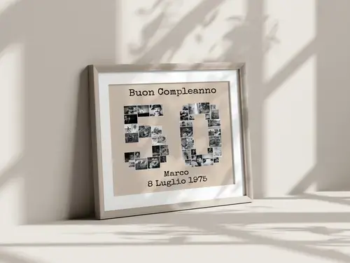 Poster Collage Numerica Personalizzabile
