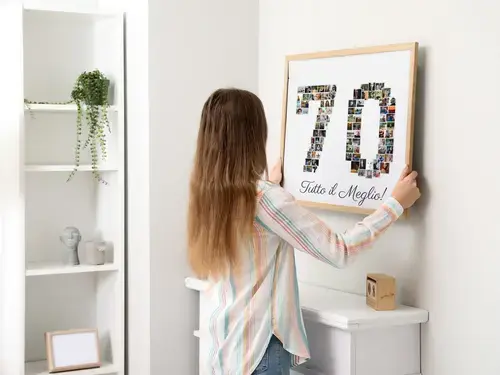 Collage 70 con foto personalizzate