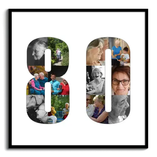 Crea una collage '80' con tue foto per un compleanno indimenticabile!