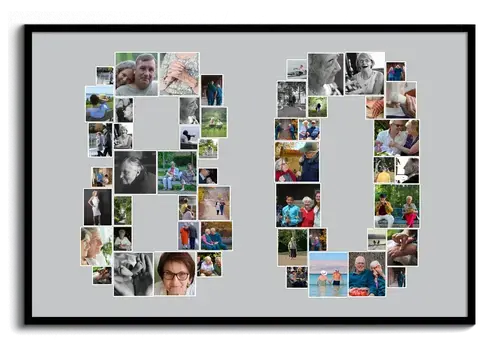 Crea una collage '80' con tue foto per un compleanno indimenticabile!