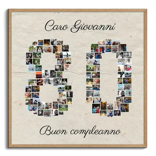Crea una collage '80' con tue foto per un compleanno indimenticabile!