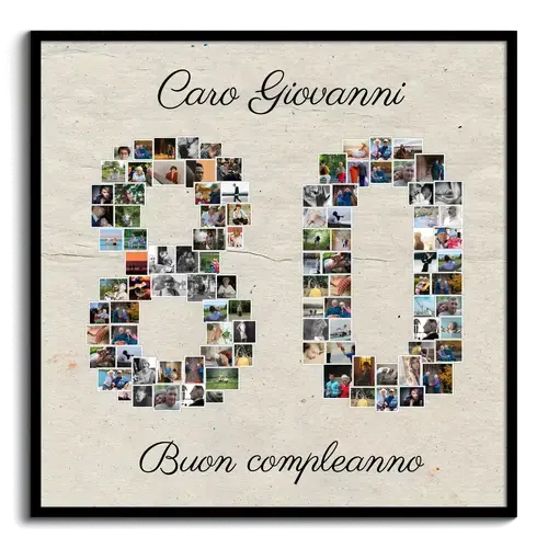 Crea una collage '80' con tue foto per un compleanno indimenticabile!