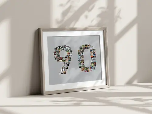 Collage Photo "90" personnalisée