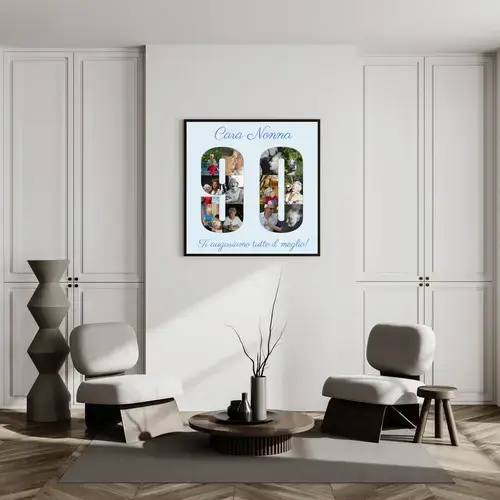 Collage "90" con Foto Personalizzabili
