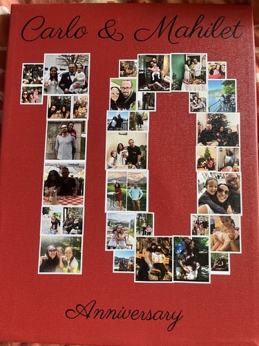Photo du client Carlo pour l'évaluation Impression Photocollage Toile 30x40cm