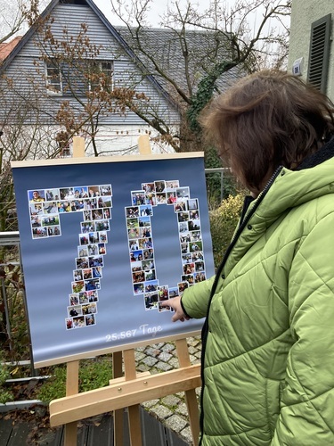 Kundenfoto von Christine für Bewertung Druck Fotocollage Poster 70x70cm