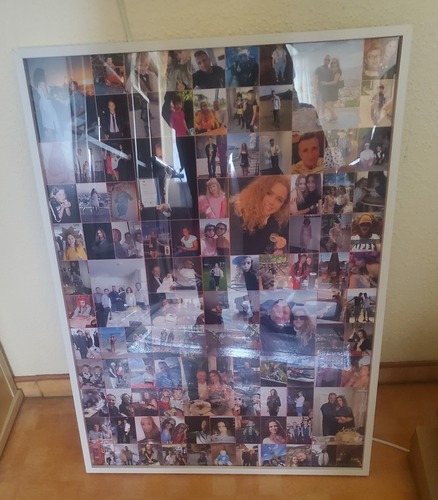 Kundenfoto von Sonja für Bewertung Druck Fotocollage Poster gerahmt (holz, weiss) 50x70cm