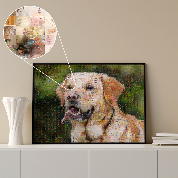 Mosaïque Photo Personnalisée Chien