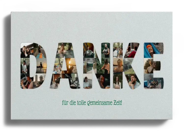 Geschenk Verabschiedung Kollege mit Platz fuer Unterschriften