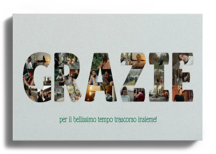 Regalo di addio per collega con spazio per firme