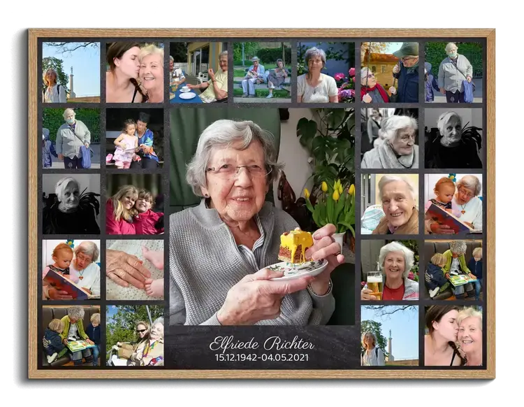 Collage photo pour commemoration a une ceremonie