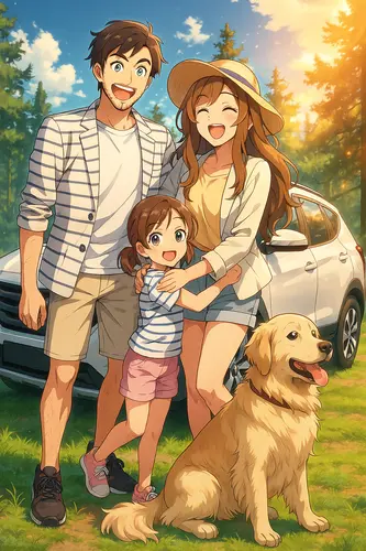 Foto umgewandelt im Anime-Stil